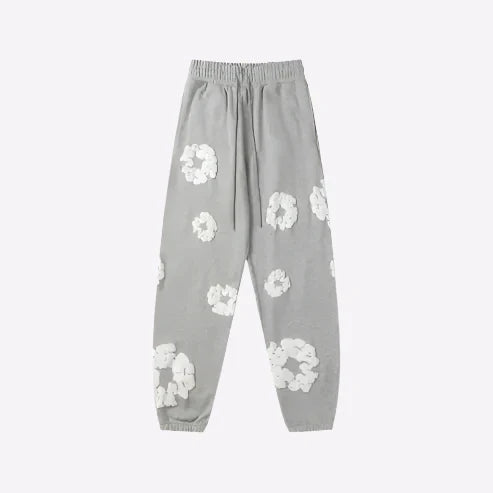 Drip Floral Joggers Unisex – Premium Streetwear Sweatpants-Omni Prime Goods