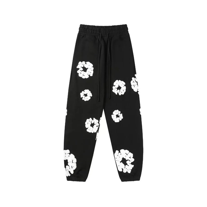 Drip Floral Joggers Unisex – Premium Streetwear Sweatpants-Omni Prime Goods