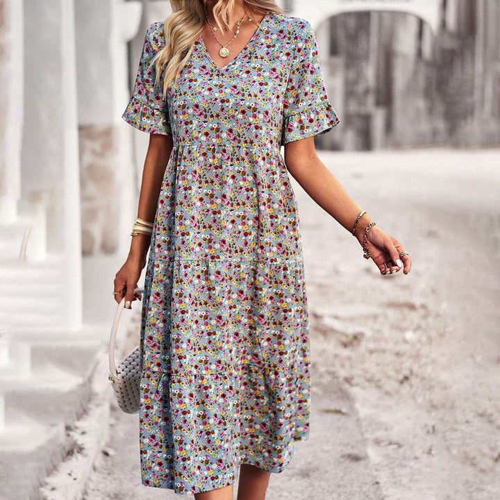 Emery | Women's Floral Autumn Midi Dress