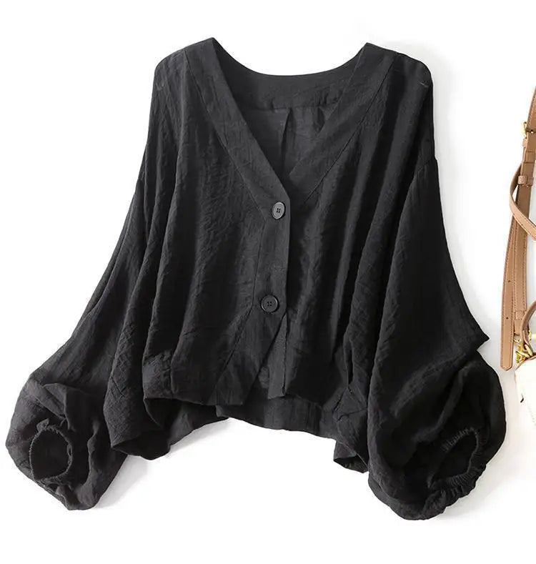 Eliana | Women's Summer Linen Blouse-Omni Prime Goods