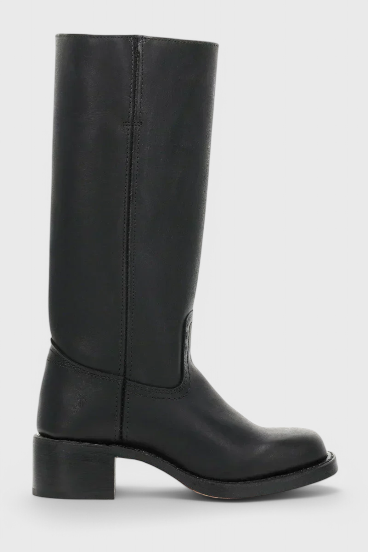 Ellaida | Women’s Leather Knee-High Heeled Boots-Omni Prime Goods