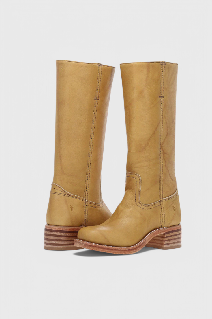 Ellaida | Women’s Leather Knee-High Heeled Boots-Omni Prime Goods