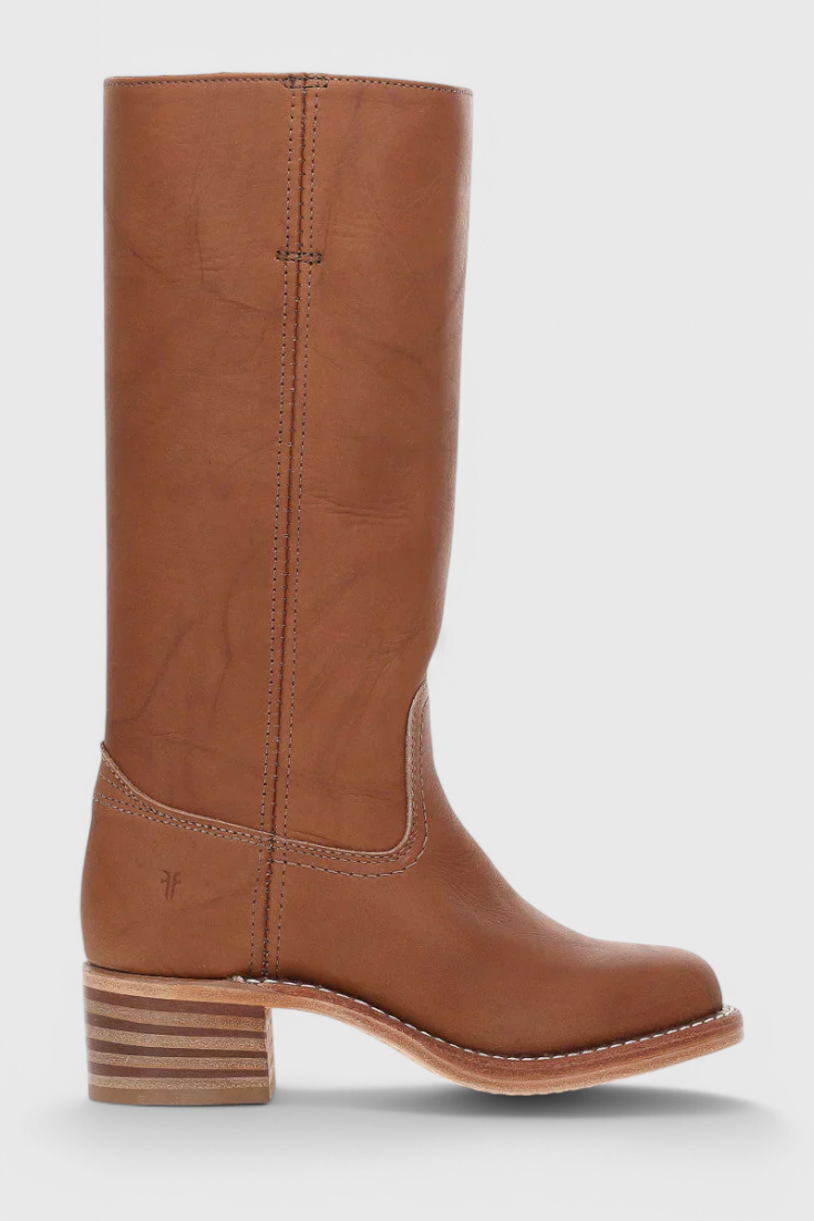 Ellaida | Women’s Leather Knee-High Heeled Boots-Omni Prime Goods