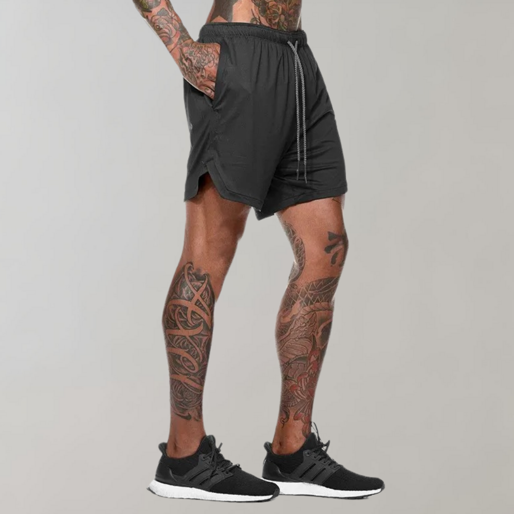 Elliot | Men's 2-in-1 Summer Workout Shorts-Omni Prime Goods