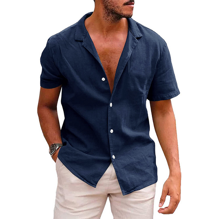 Enzo | Men's Casual Shirt for Relaxed Summer Days-Omni Prime Goods