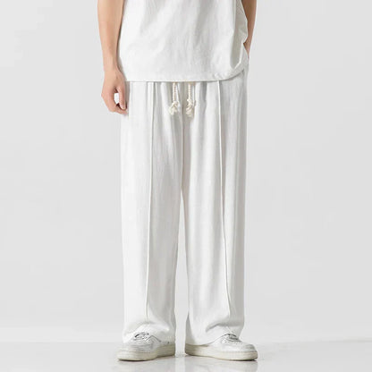 Ezra | Men's Stretchy Waistband Pants-Omni Prime Goods