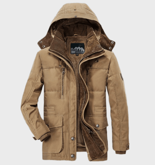 Men's Waterproof Insulated Warm Winter Jacket for Everyday Wear