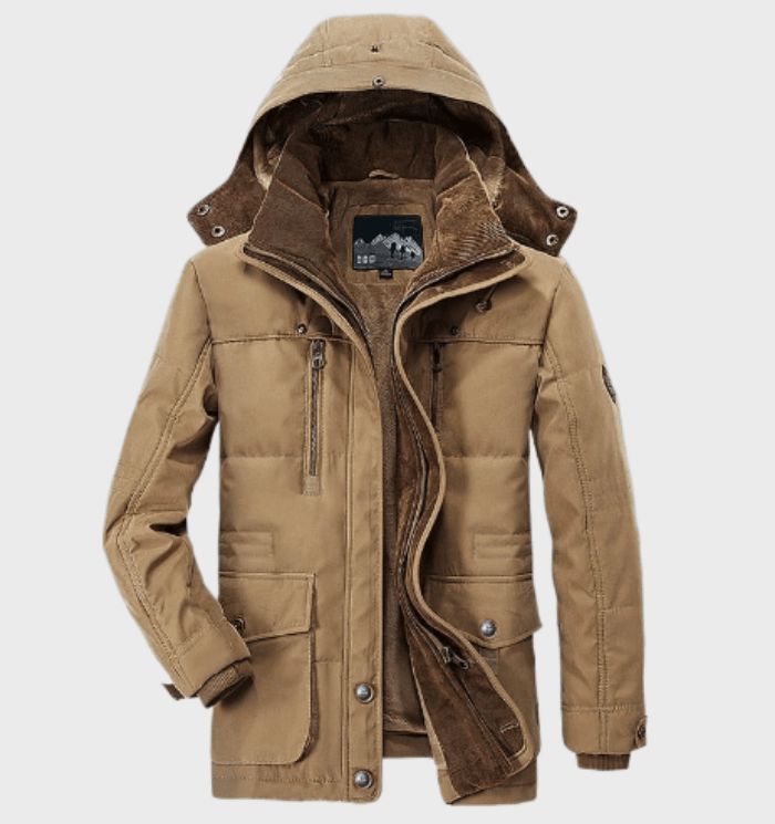 Men's Waterproof and Breathable Warm Winter Jacket