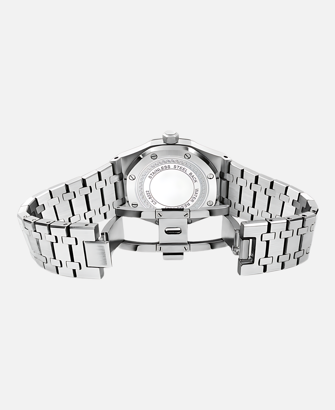 Men's Elegant 41mm Stainless Steel Watch