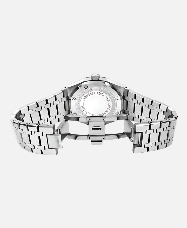Men's Elegant 41mm Stainless Steel Watch