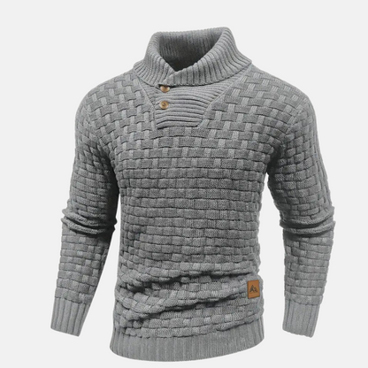 Unverzichtbarer Strickpullover für Herren mit weichem, vielseitigem Alltagsstil