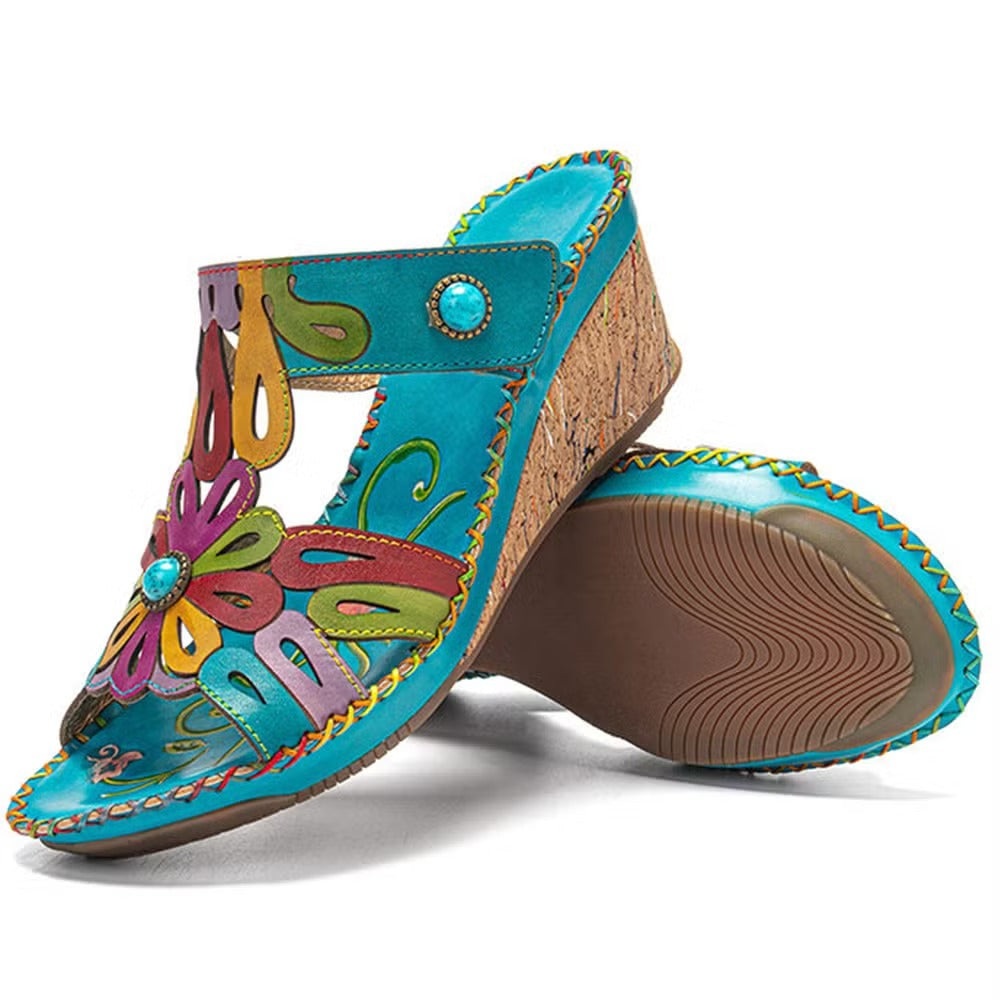 Comfort Sandal with Heel | Women's Orthopedic Footwear