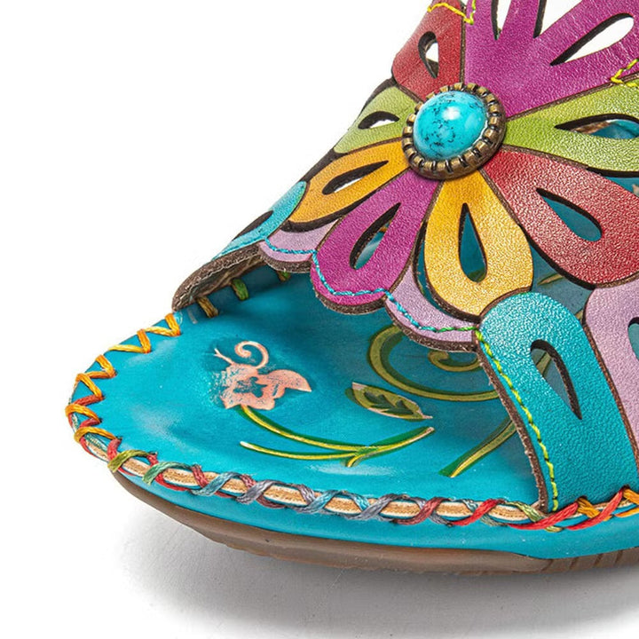 Comfort Sandal with Heel | Women's Orthopedic Footwear