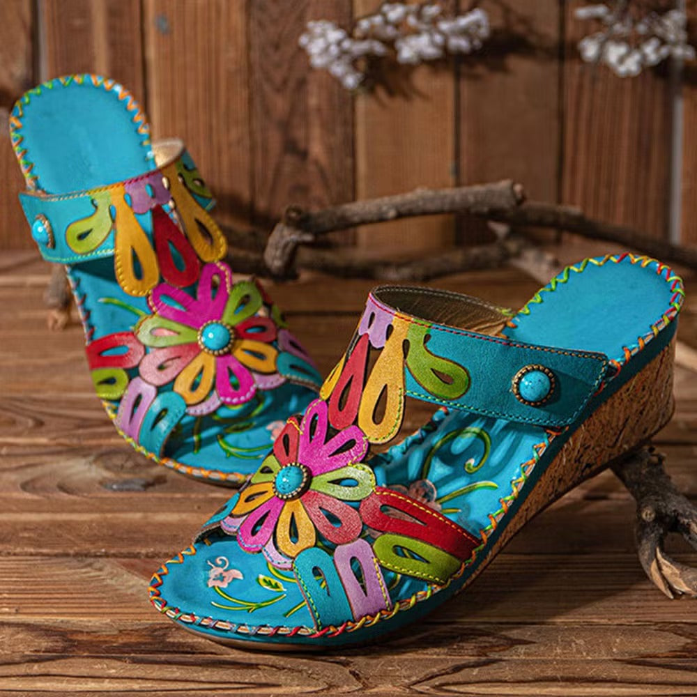 Comfort Sandal with Heel | Women's Orthopedic Footwear