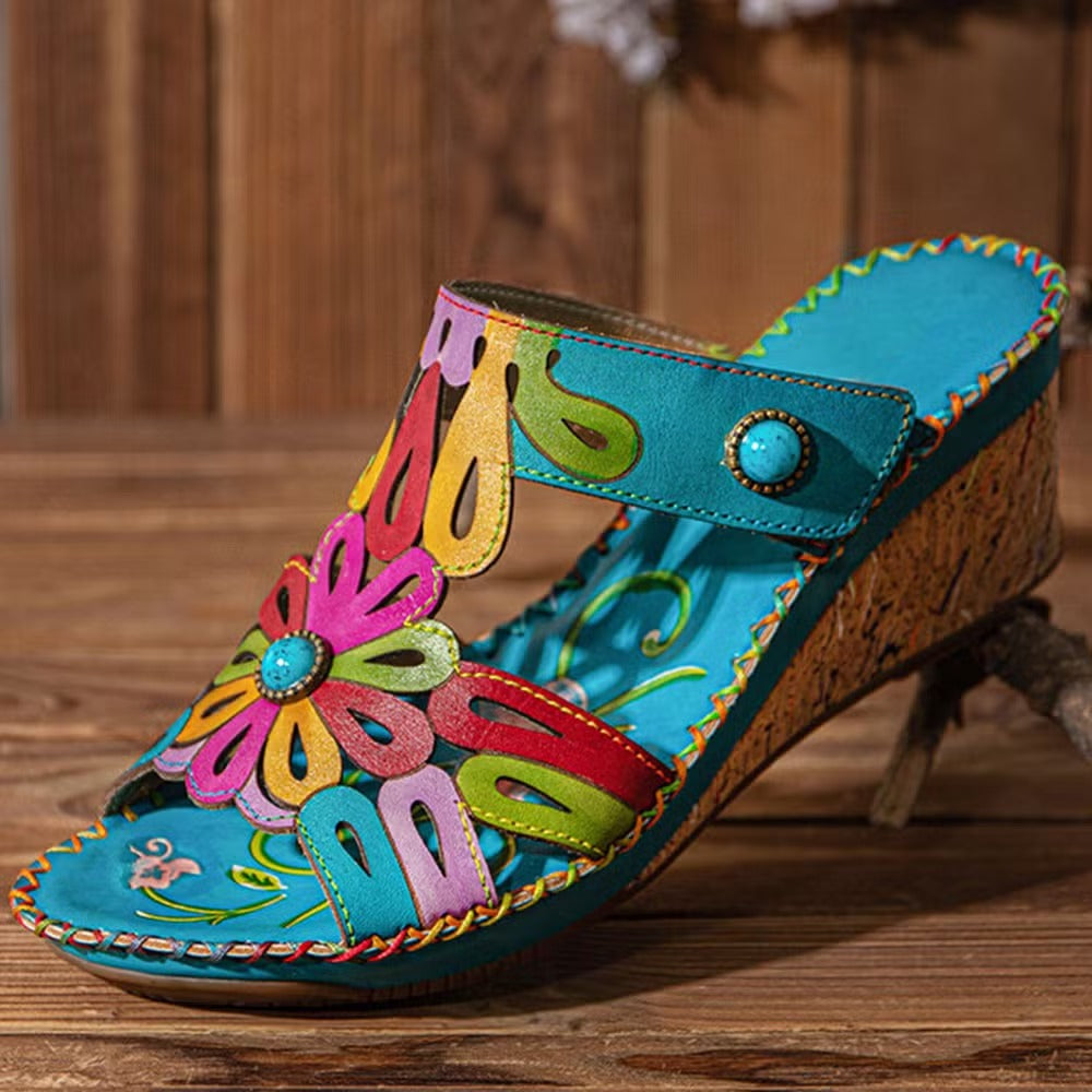 Comfort Sandal with Heel | Women's Orthopedic Footwear