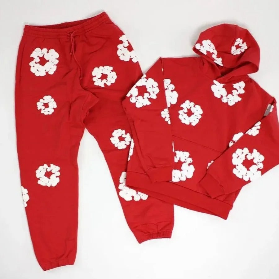 Floral Tracksuit Set – Premium Matching Hoodie Jogger Outfit | Full Drip-Omni Prime Goods