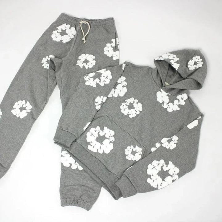 Floral Tracksuit Set – Premium Matching Hoodie Jogger Outfit | Full Drip-Omni Prime Goods