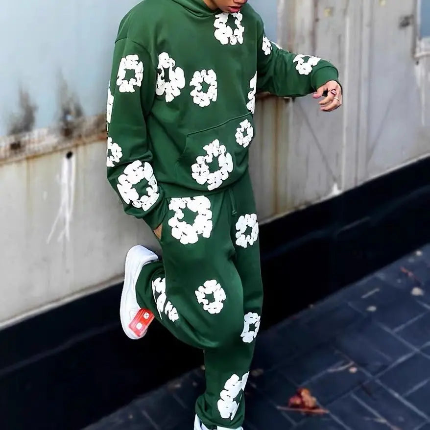 Floral Tracksuit Set – Premium Matching Hoodie Jogger Outfit | Full Drip-Omni Prime Goods
