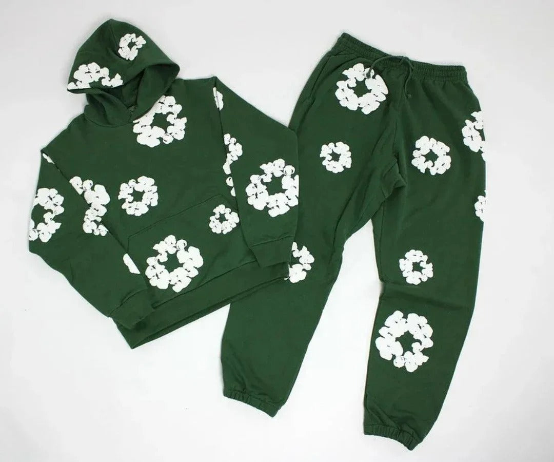 Floral Tracksuit Set – Premium Matching Hoodie Jogger Outfit | Full Drip-Omni Prime Goods