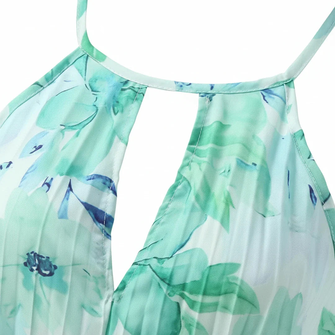 Floral A-Line Maxi Dress for Women | Elegant Summer Outfit