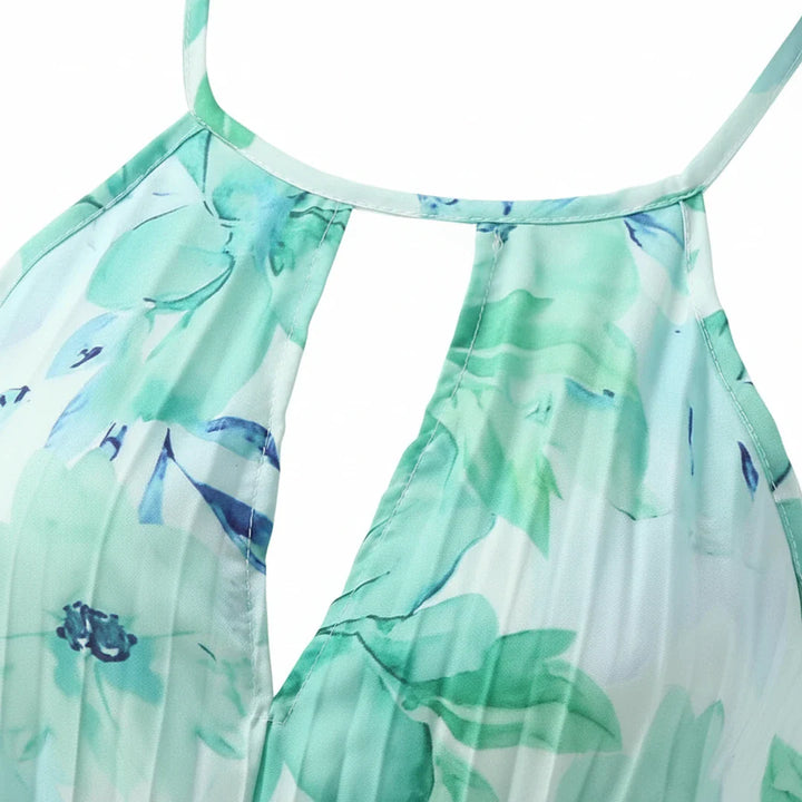 Floral A-Line Maxi Dress for Women | Elegant Summer Outfit
