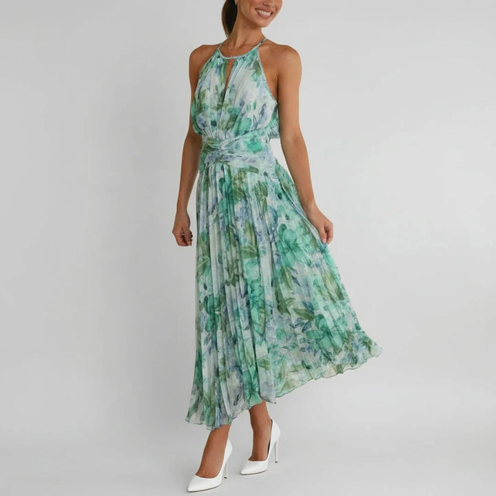 Floral A-Line Maxi Dress for Women | Elegant Summer Outfit