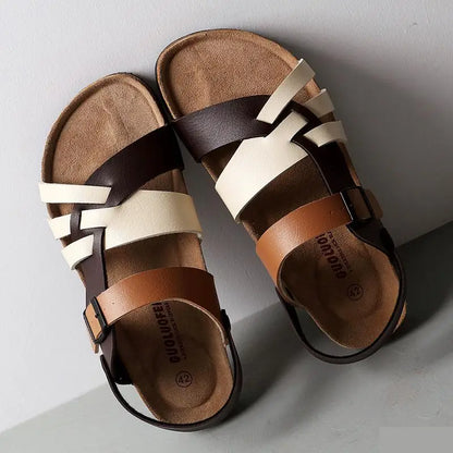 Florence - Comfortable Orthopedic Sandals Brown