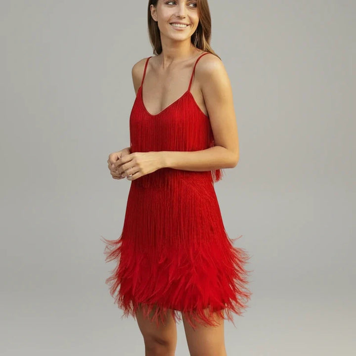 Fringe Bodycon Mini Dress for Women | Stylish and Trendy Outfit