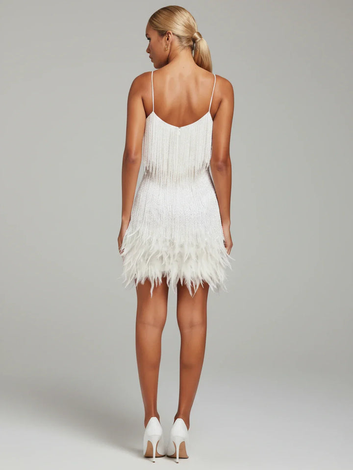 Sophia | Women's Fringe Cocktail Mini Dress
