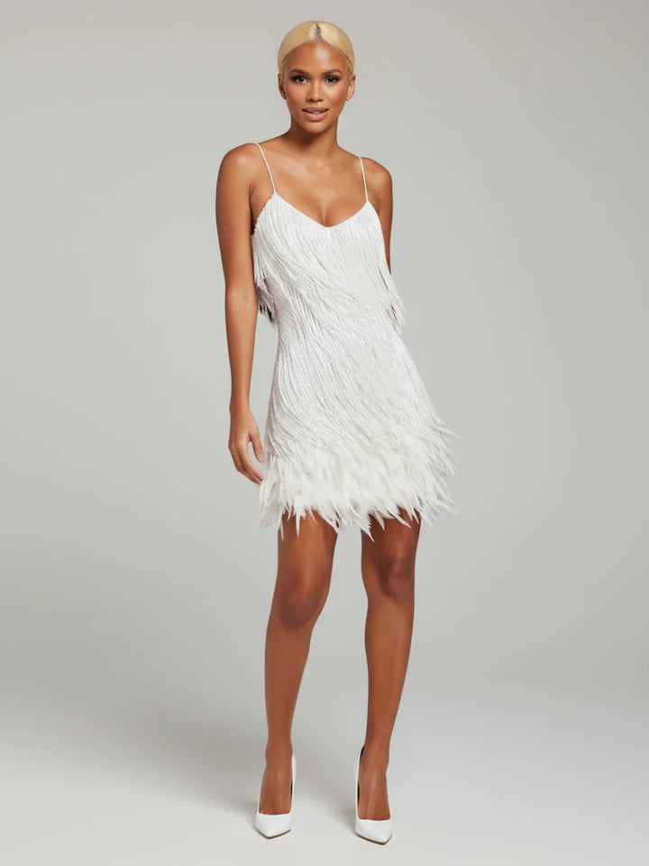 Sophia | Women's Fringe Cocktail Mini Dress