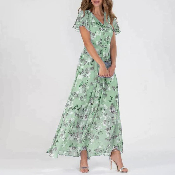 Gabrielle | Women's Stylish Autumn Floral Dress