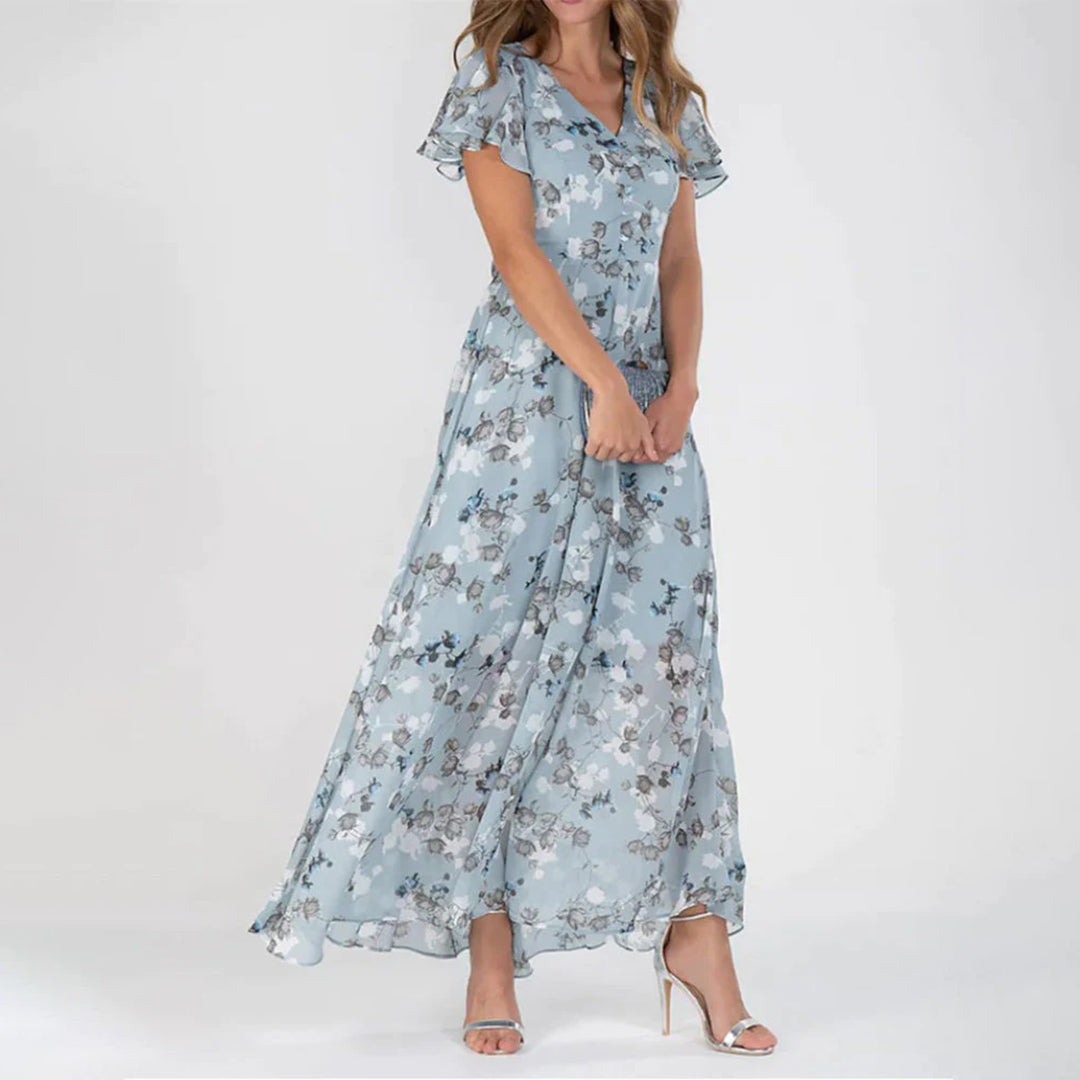 Gabrielle | Women's Stylish Autumn Floral Dress