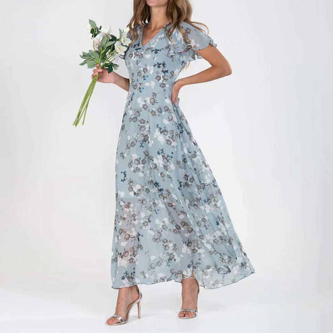 Gabrielle | Women's Stylish Autumn Floral Dress
