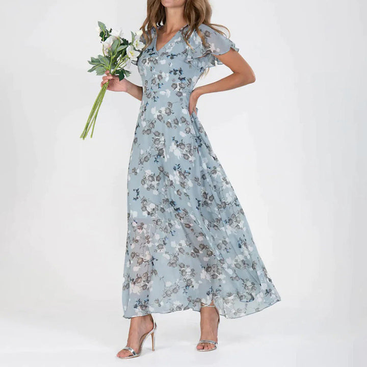 Gabrielle | Women's Stylish Autumn Floral Dress