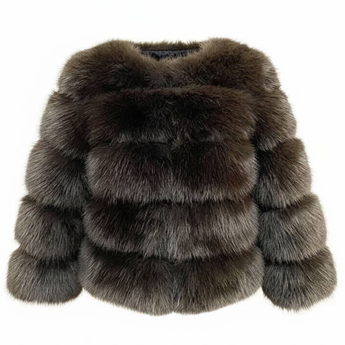Women's Stylish Faux Fur Coat