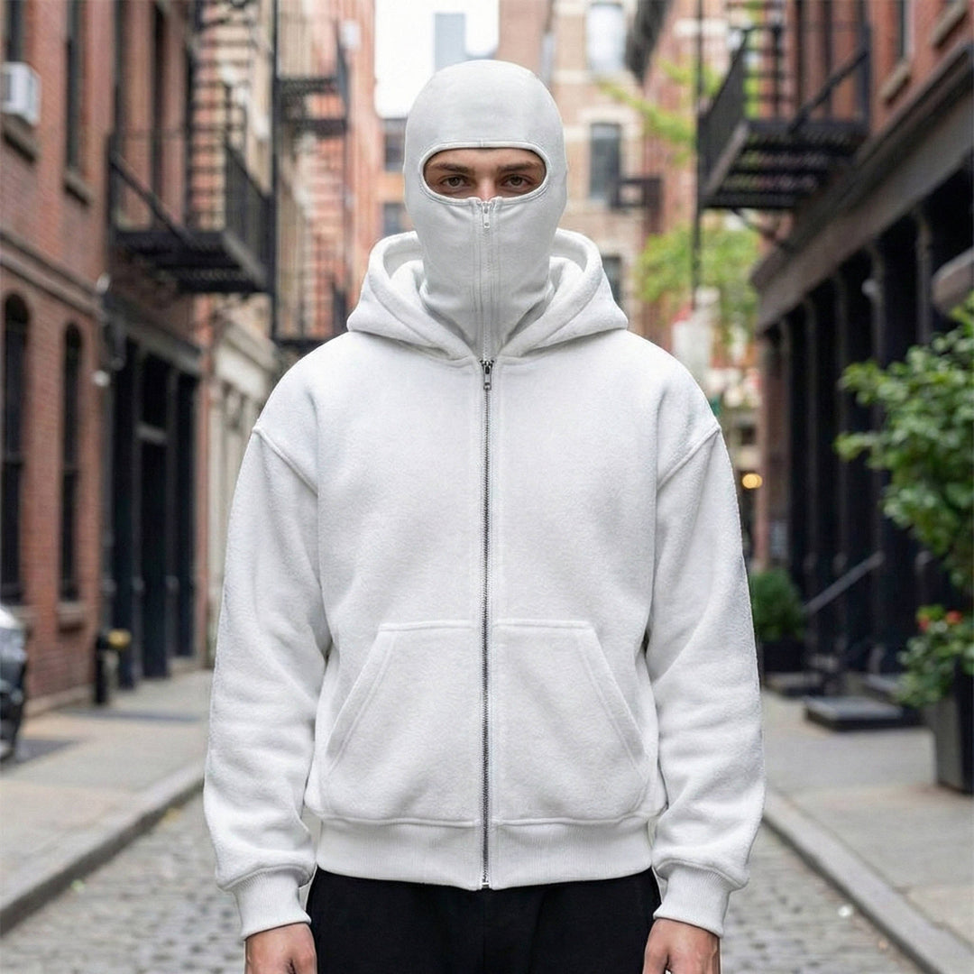 Men's Oversized Balaclava Hoodie for All Seasons