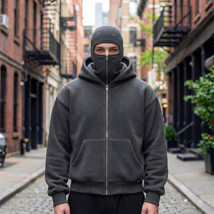 Men's Oversized Balaclava Hoodie for All Seasons