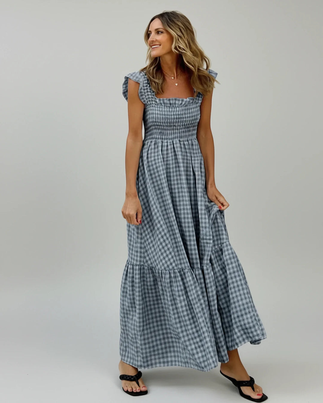 Summer Maxi Dress | Women's Gingham Style