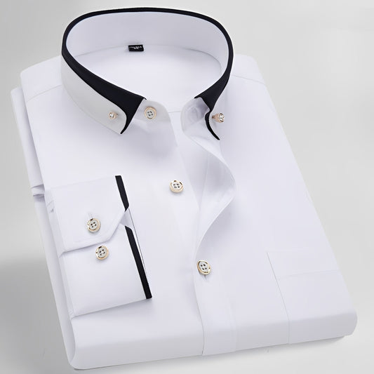 Glindel | Men's Classic Long-Sleeve Shirt-Omni Prime Goods
