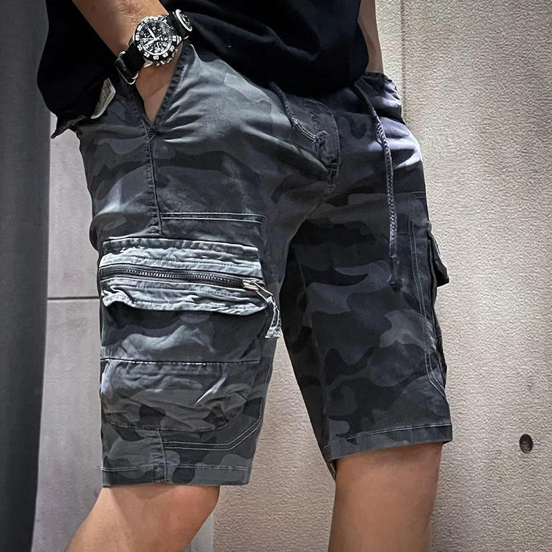 Men's Camouflage Utility Cargo Shorts