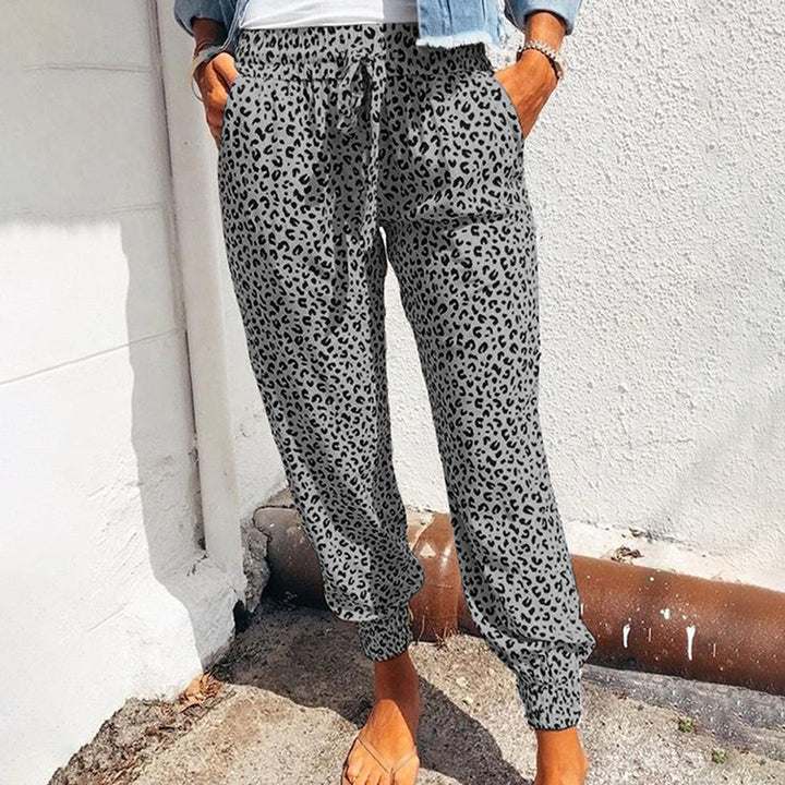 Kleo | Women's Comfortable Leopard Print Leisure Pants