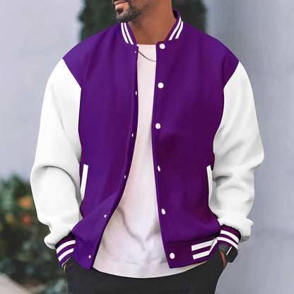 Greg | Men's Stylish Loose-Fit Bomber Jacket-Omni Prime Goods