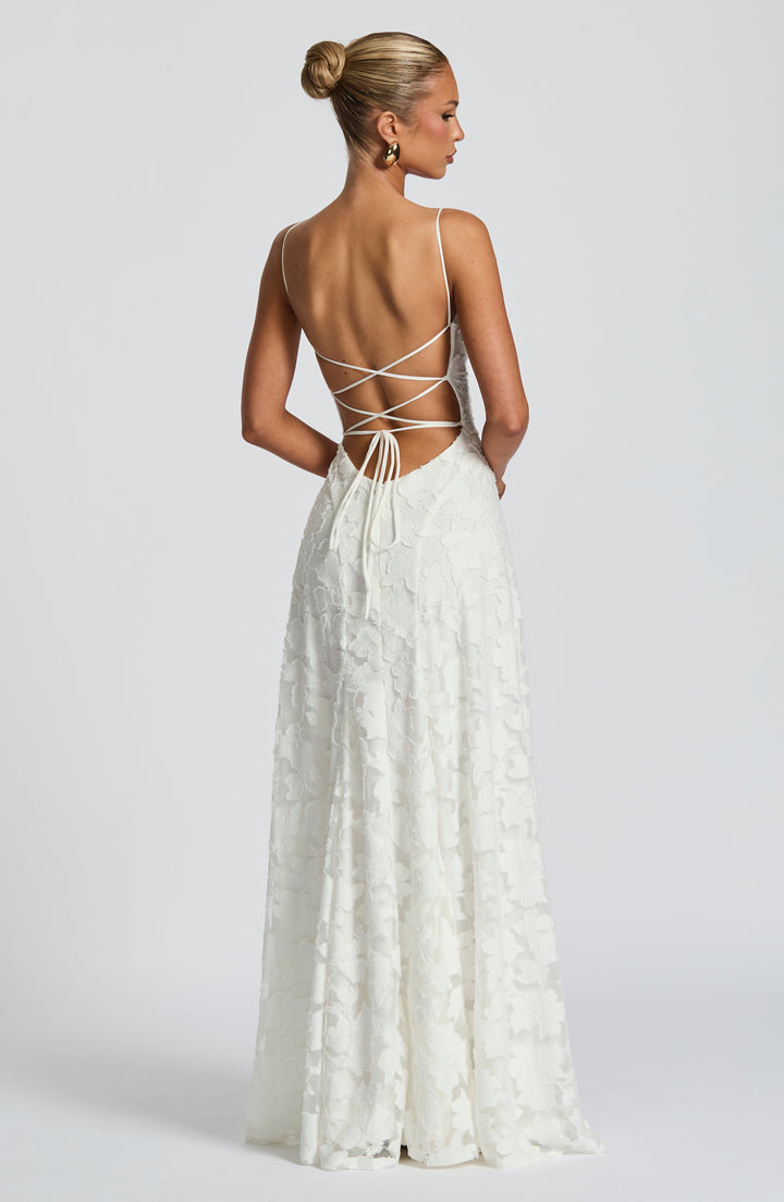 Greta | Women's Spaghetti Strap A-Line Maxi Dress-Omni Prime Goods
