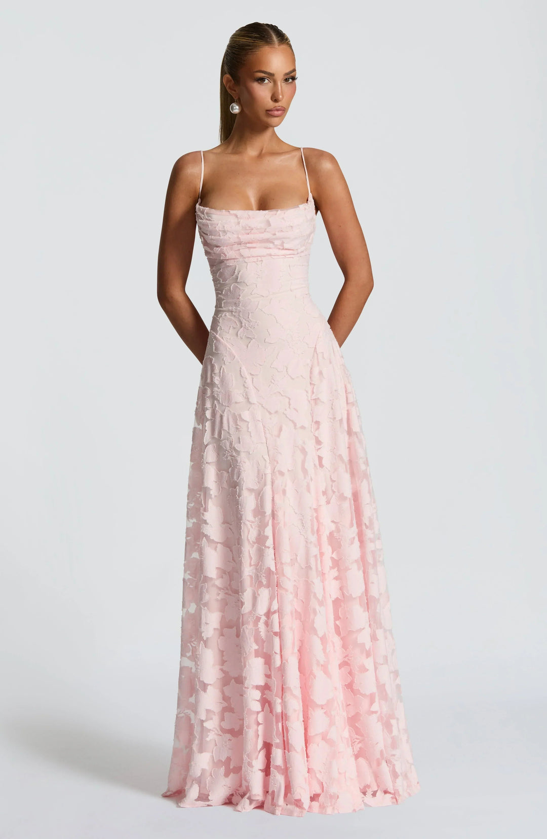 Greta | Women's Spaghetti Strap A-Line Maxi Dress-Omni Prime Goods