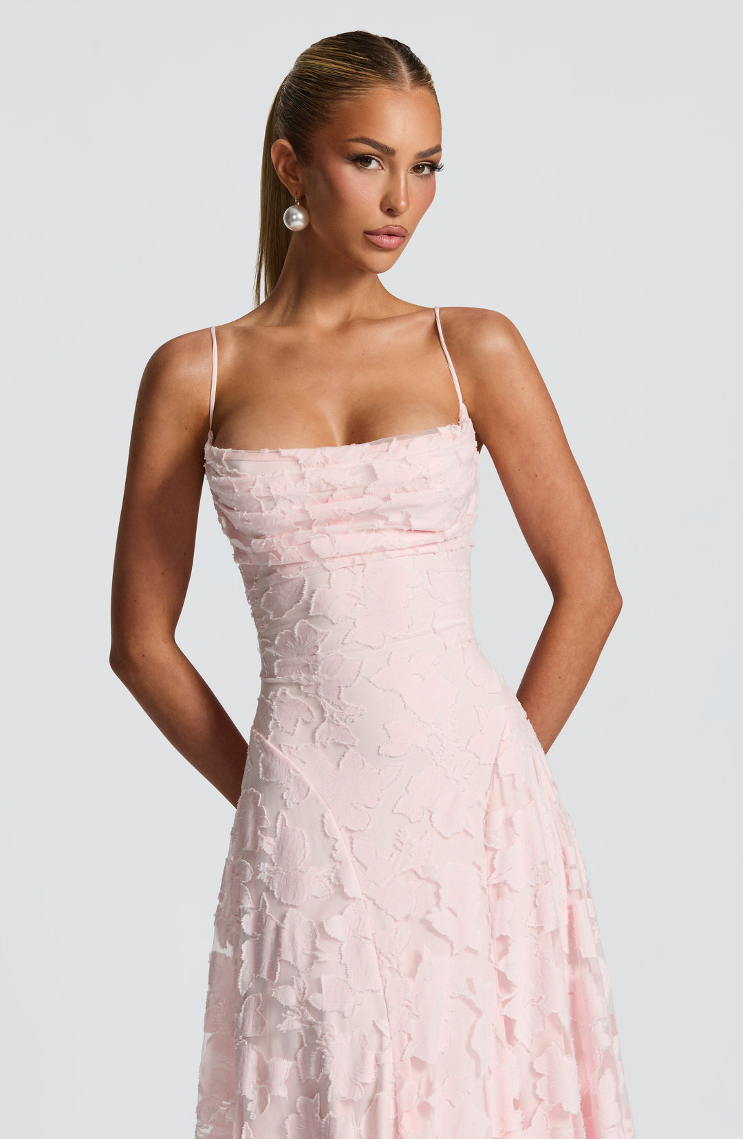 Greta | Women's Spaghetti Strap A-Line Maxi Dress-Omni Prime Goods