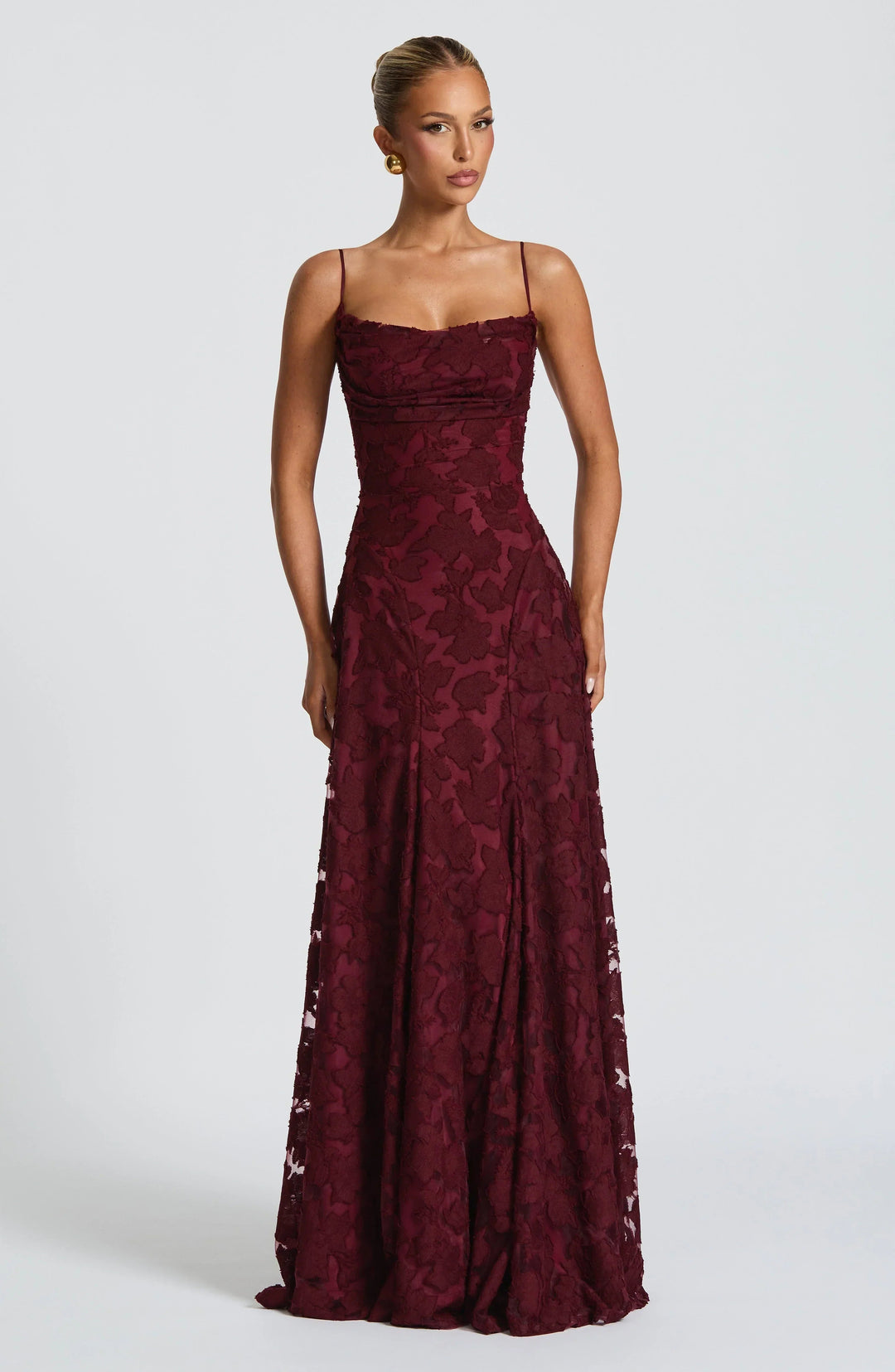 Greta | Women's Spaghetti Strap A-Line Maxi Dress-Omni Prime Goods