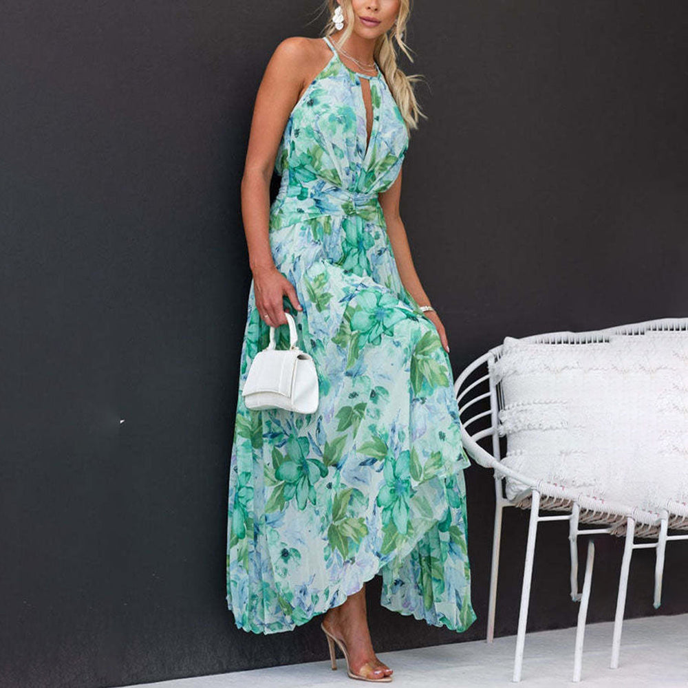 Gunilla | Women's Floral Autumn Maxi Dress-Omni Prime Goods