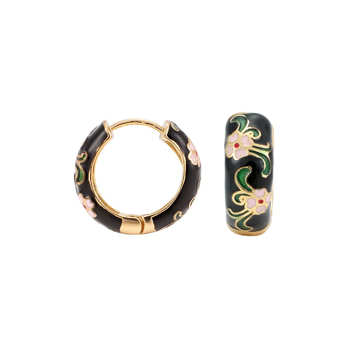 Floral Hoop Earrings for Elegant Style and Everyday Wear