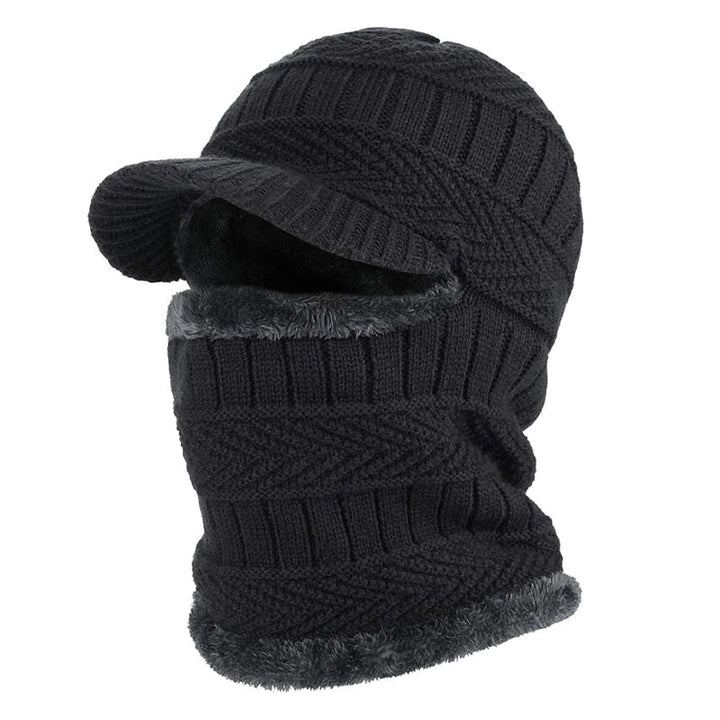 Men's Beanie with Neck and Face Protection for Autumn and Winter