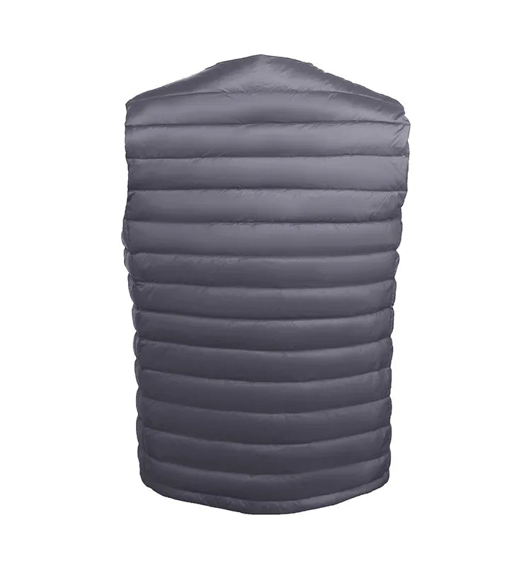 Men's Lightweight Quilted Down Vest - Ideal for Layering